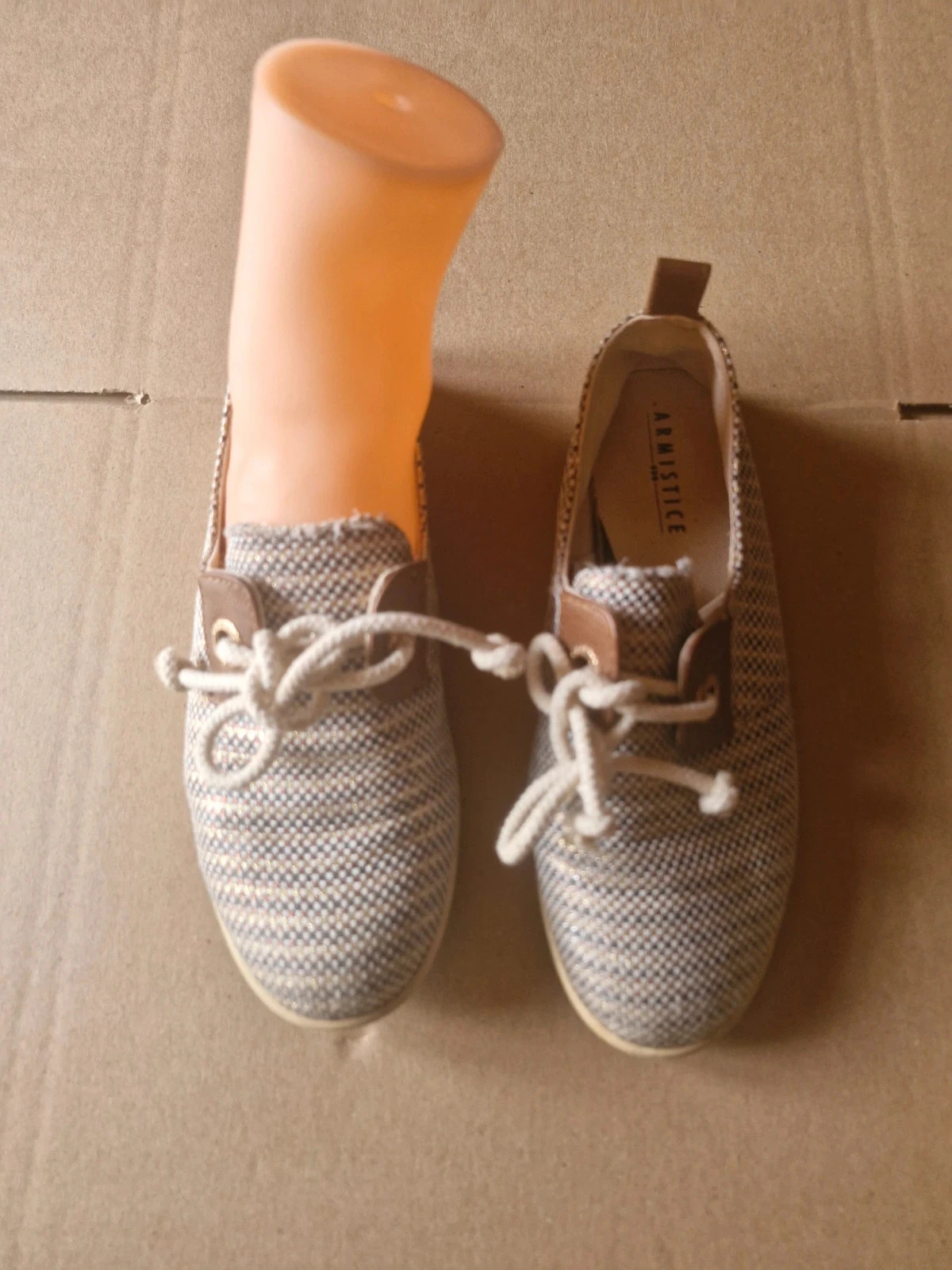 Chaussures Armistice Stone One toile beige irisée – Pointure 36